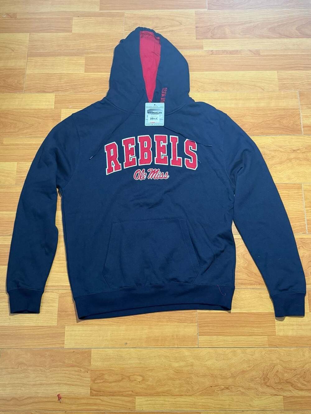Stadium Athletics Ole Miss Rebels Navy Pullover Hoodie